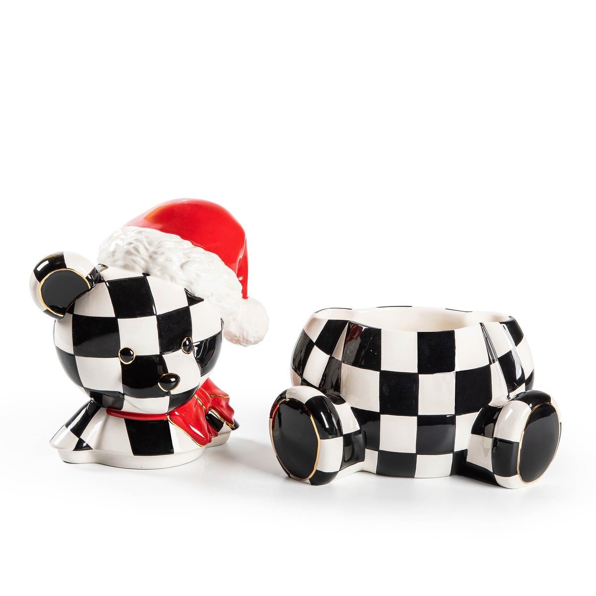 Courtly Santa Bear Cookie Jar - Image 3