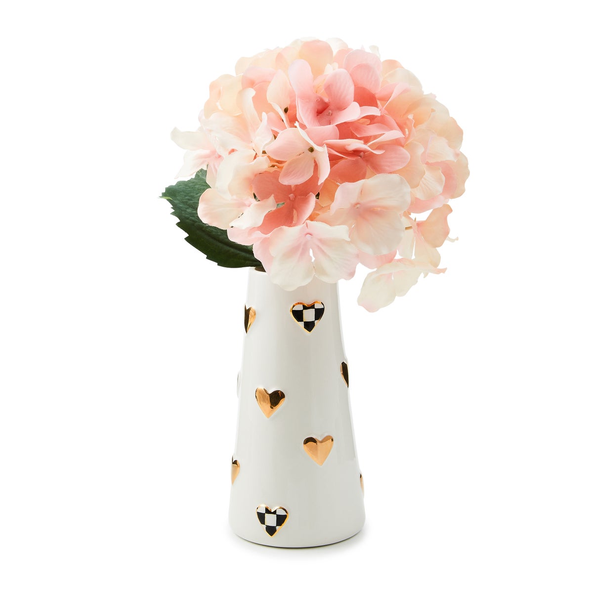 Courtly Check Short Heart Vase - Image 3