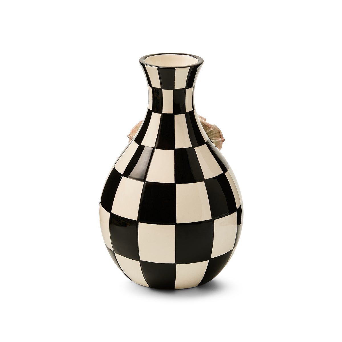 Blush Poppy Check Vase - Image 2
