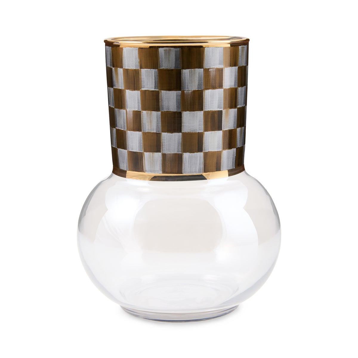 Sophisticheck Glass Vase