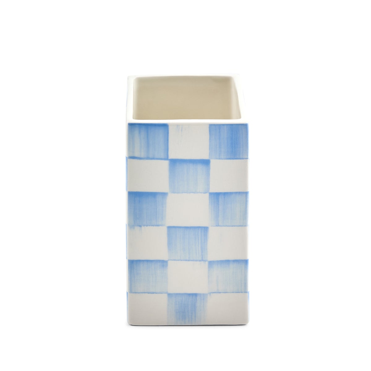 Sky Check Small Pillar Vase