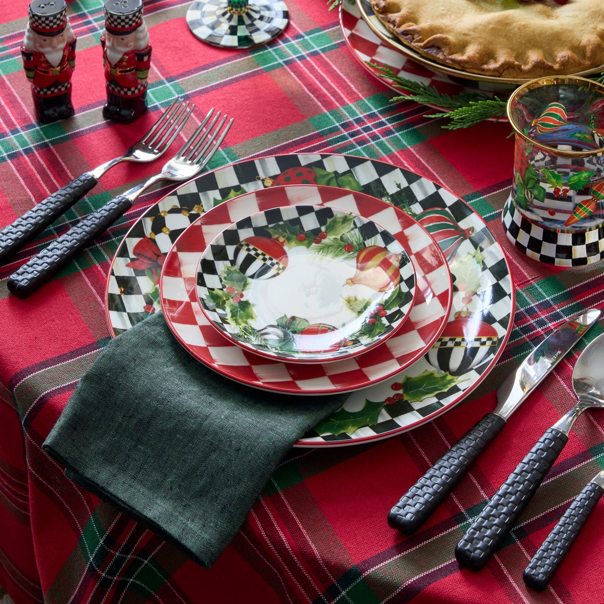 Deck the Halls Dinner Plates, Set of 4 - Image 4