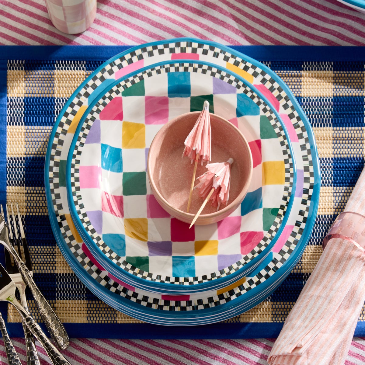 Jamboree Melamine Dinner Plates, Set of 4 - Image 2