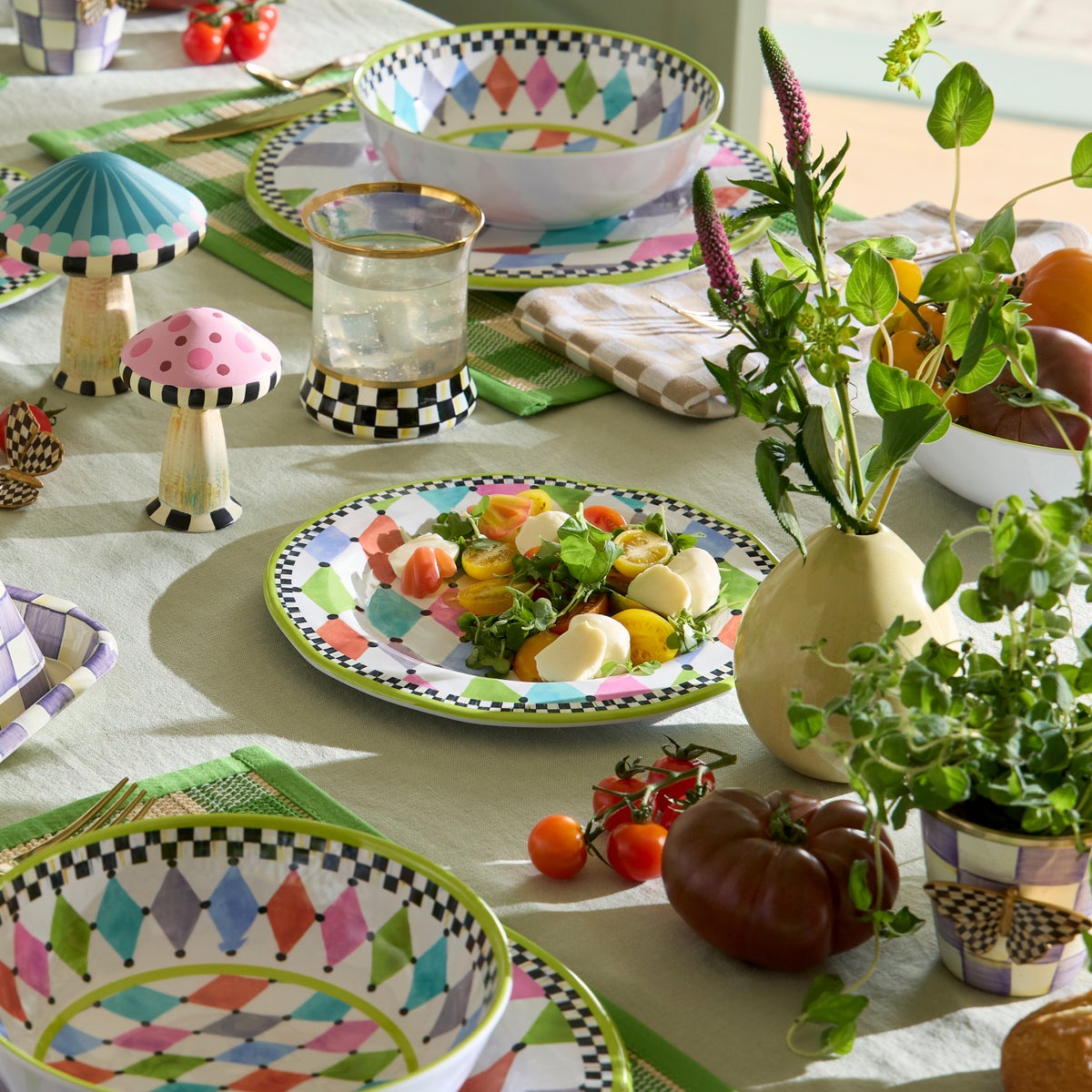 Palm Springs Melamine Salad Plates, Set of 4 - Image 6