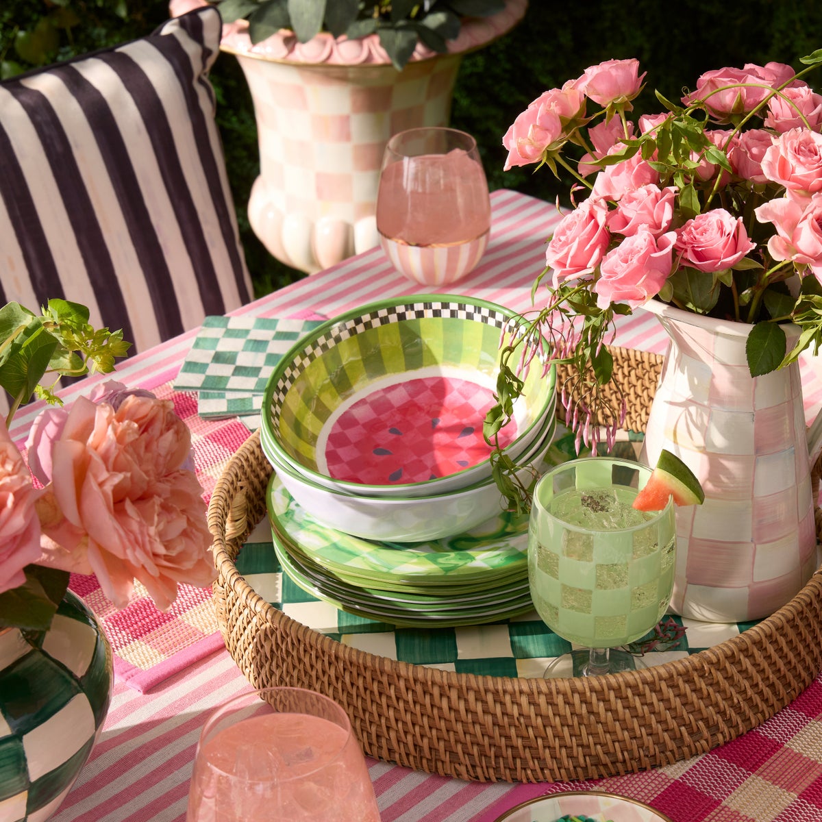 Watermelon Melamine Small Bowls, Set of 4 - Image 6