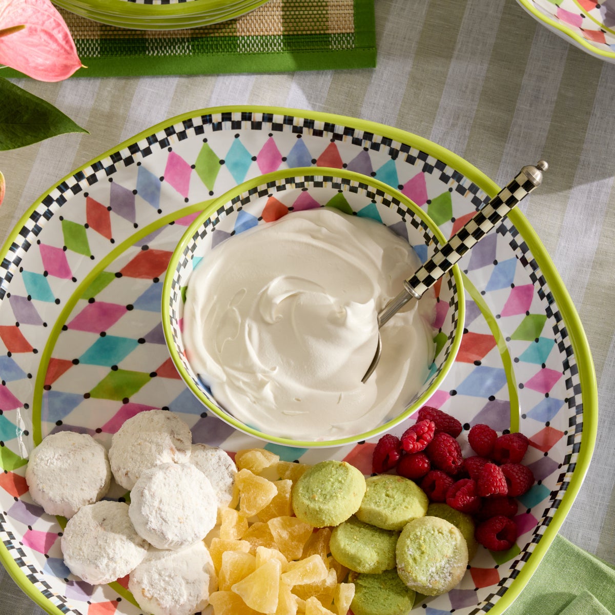 Palm Springs Melamine Small Bowls, Set of 4 - Image 2