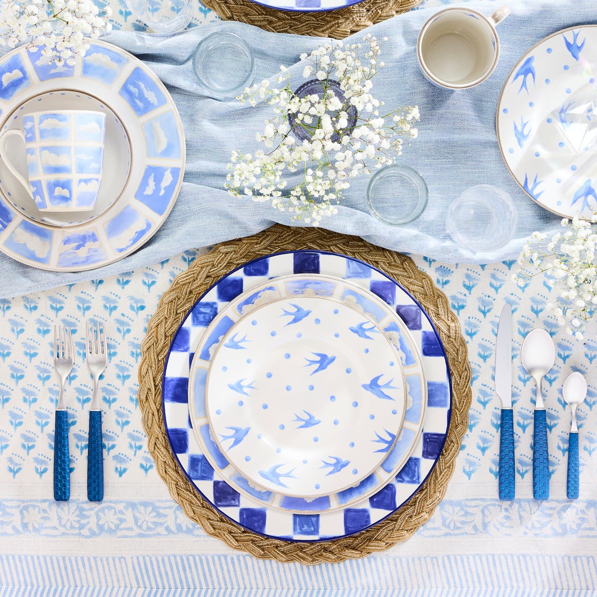 Cloud Watching Dinner Plate - Image 4