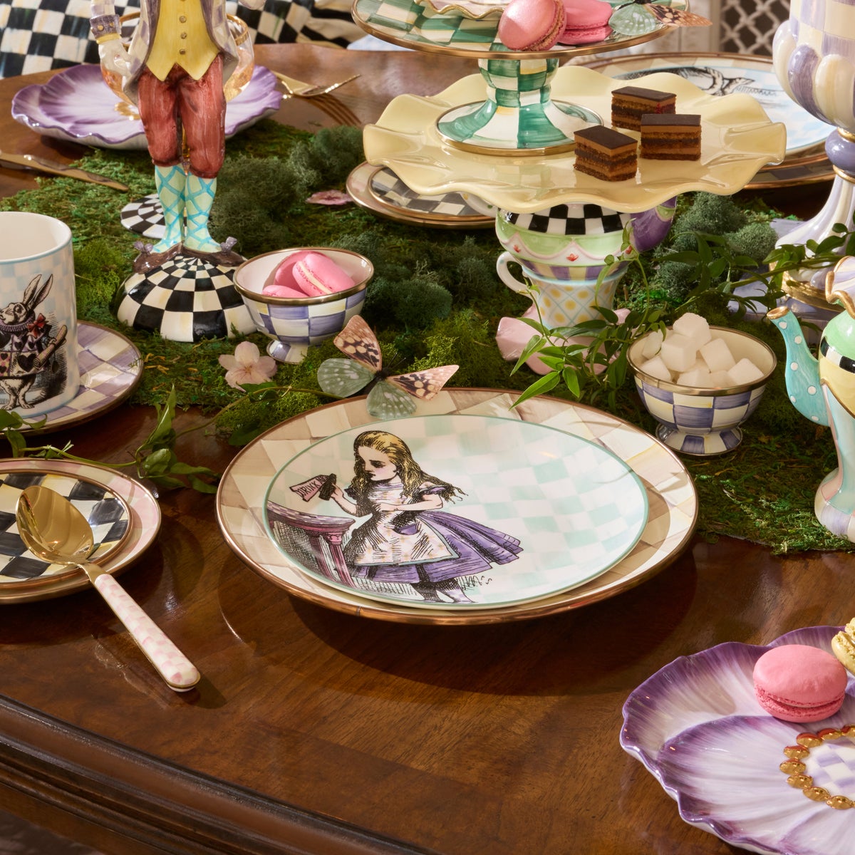 Wonderland Plates, Set of 4 - Image 3
