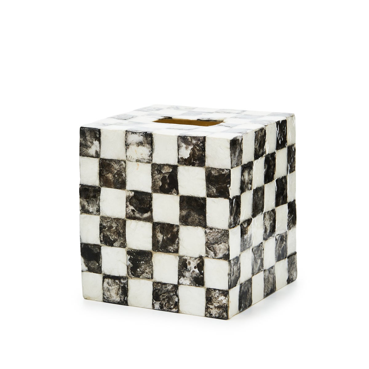 Courtly Check Capiz Boutique Tissue Box Cover - Image 3