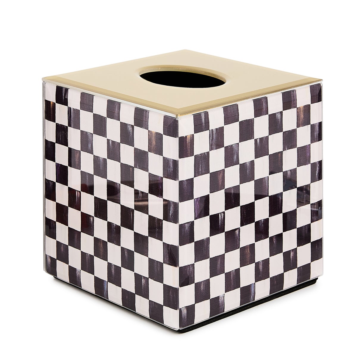 Courtly Check Glass Boutique Tissue Box Cover - Image 3