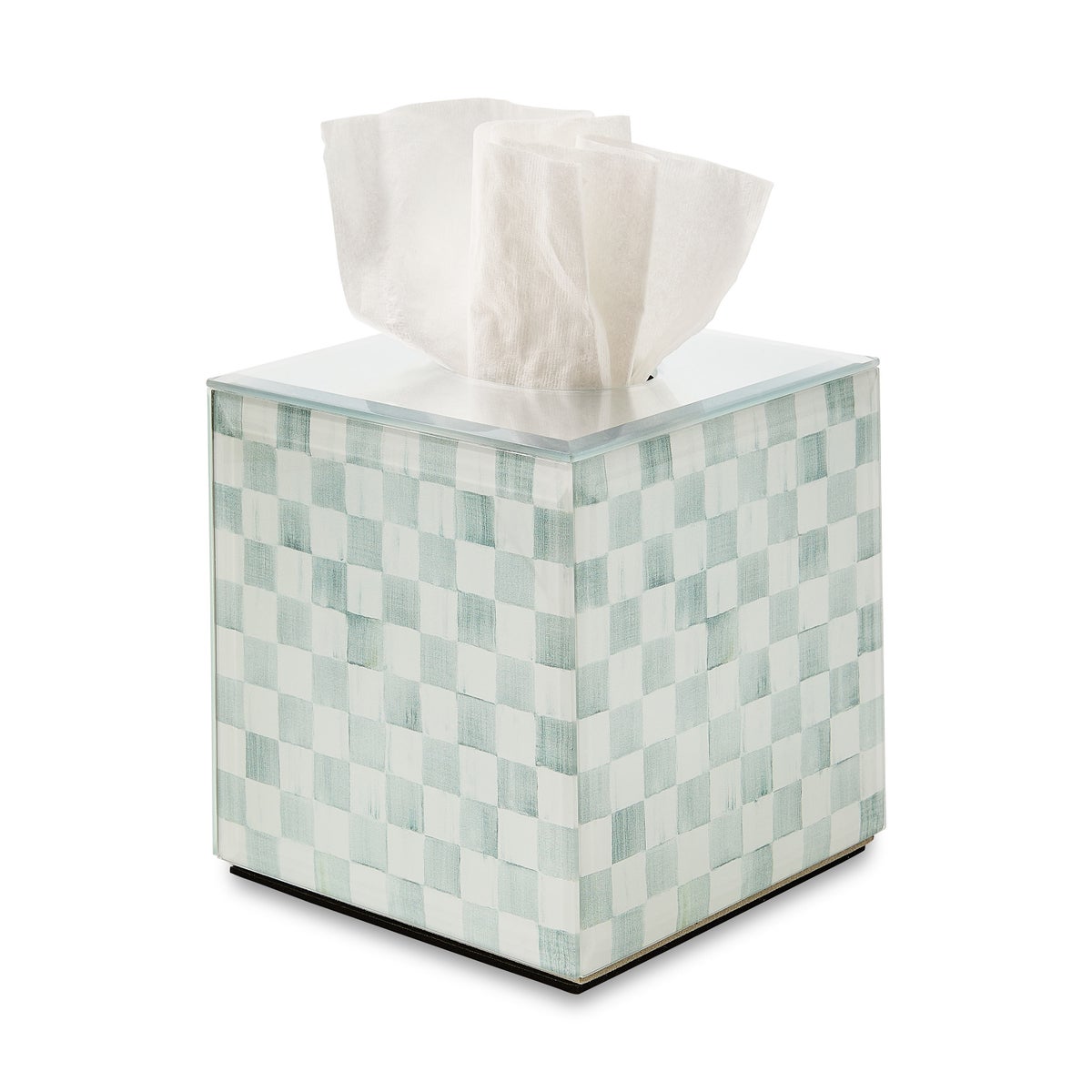 Sterling Check Glass Boutique Tissue Cover - Image 3