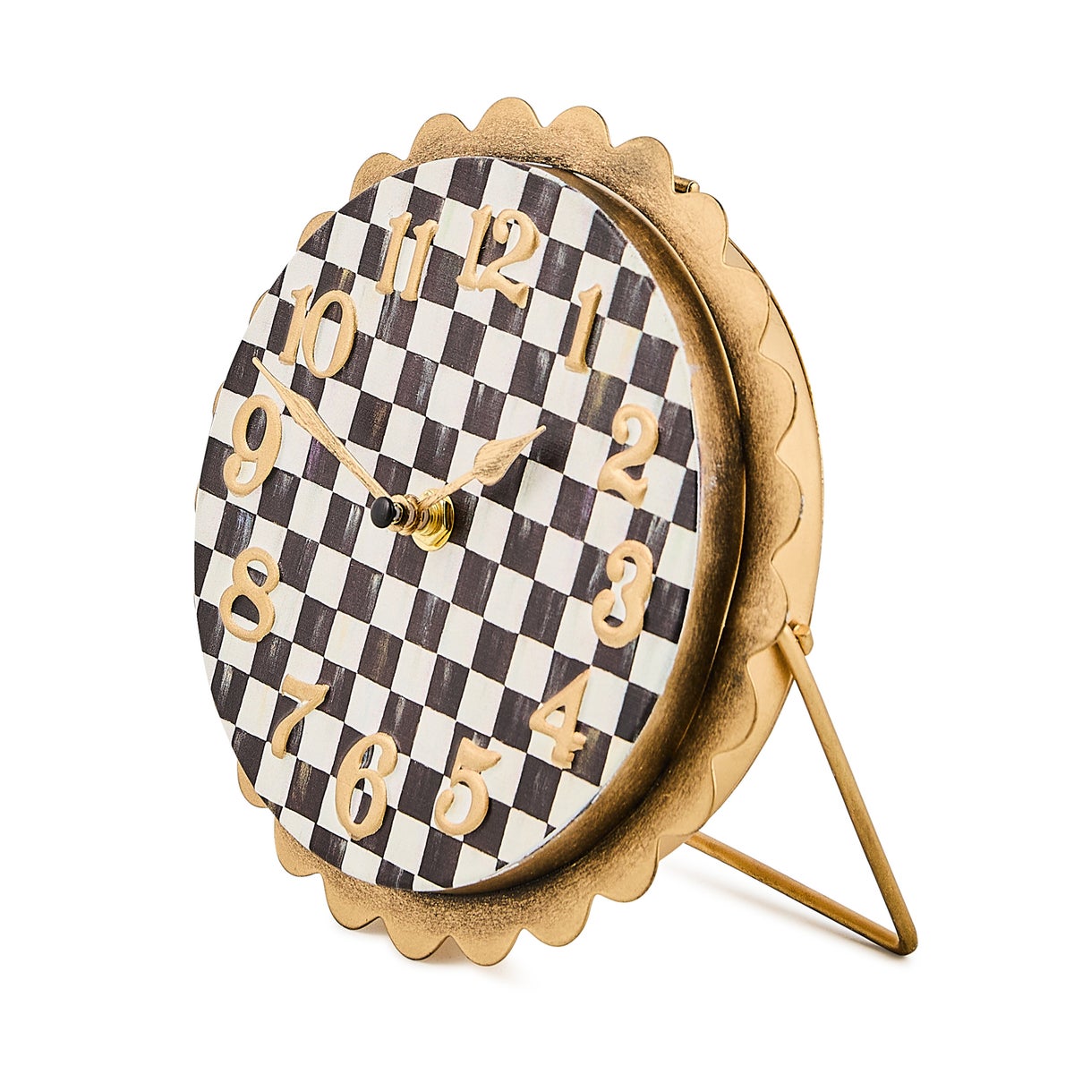 Courtly Check Scalloped Desk Clock - Image 3