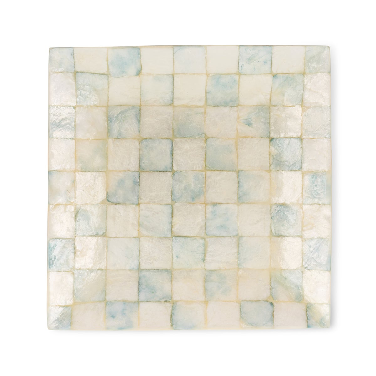 Sky Check Capiz Catchall Tray - Image 3