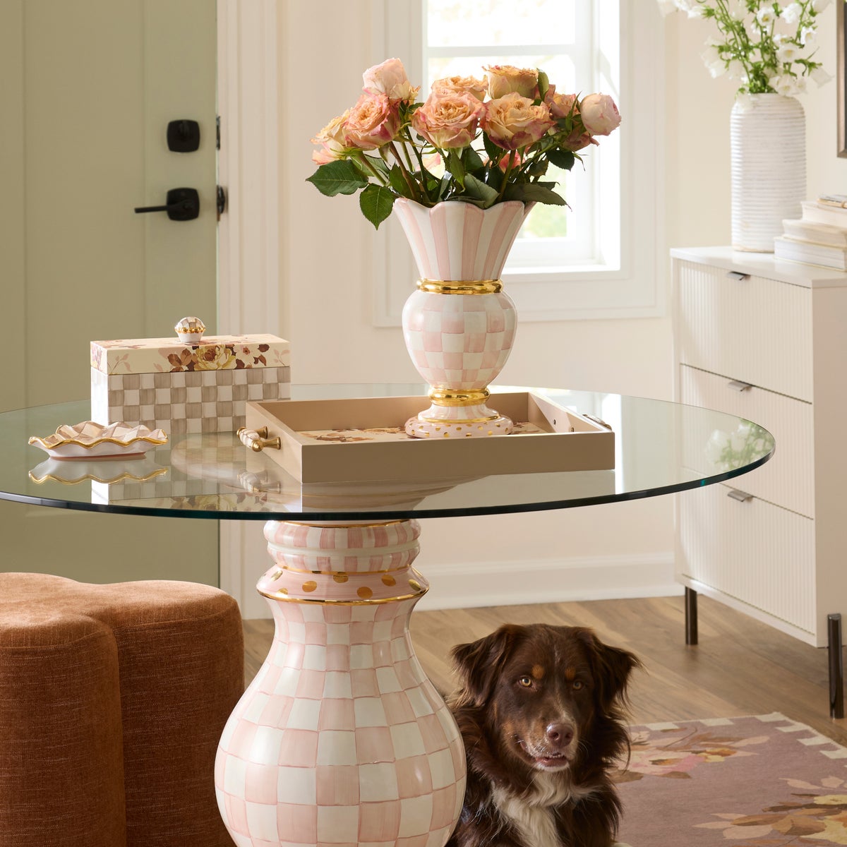Wild Rose White Serving Tray - Image 3