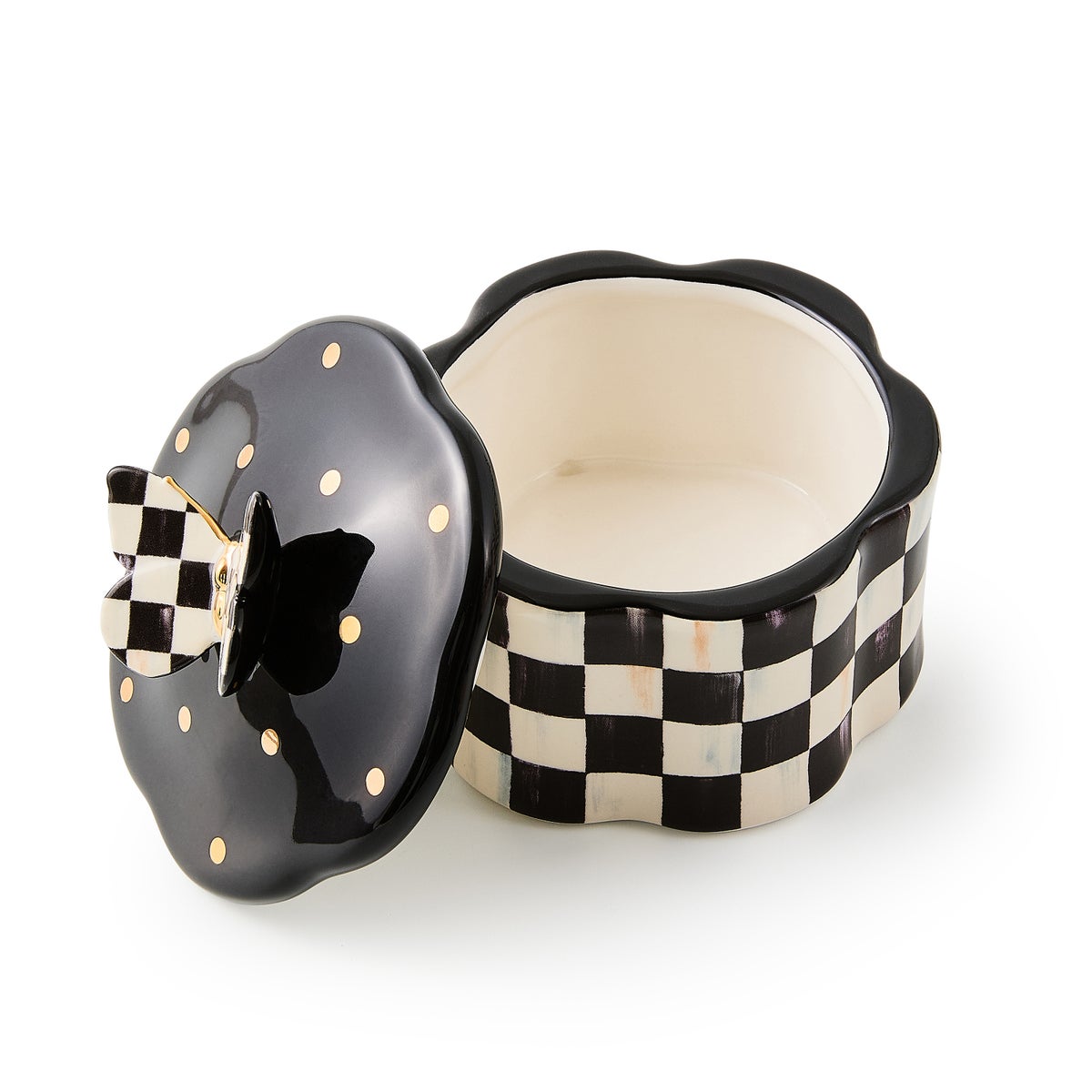 Courtly Check Butterfly Trinket Box - Image 3