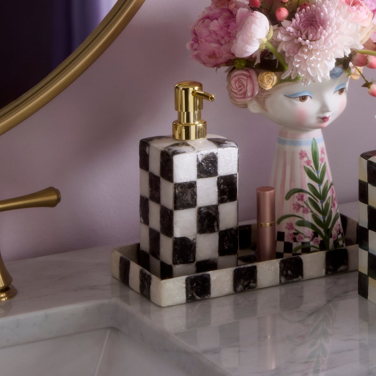 Courtly Check Capiz Soap Pump - Image 3