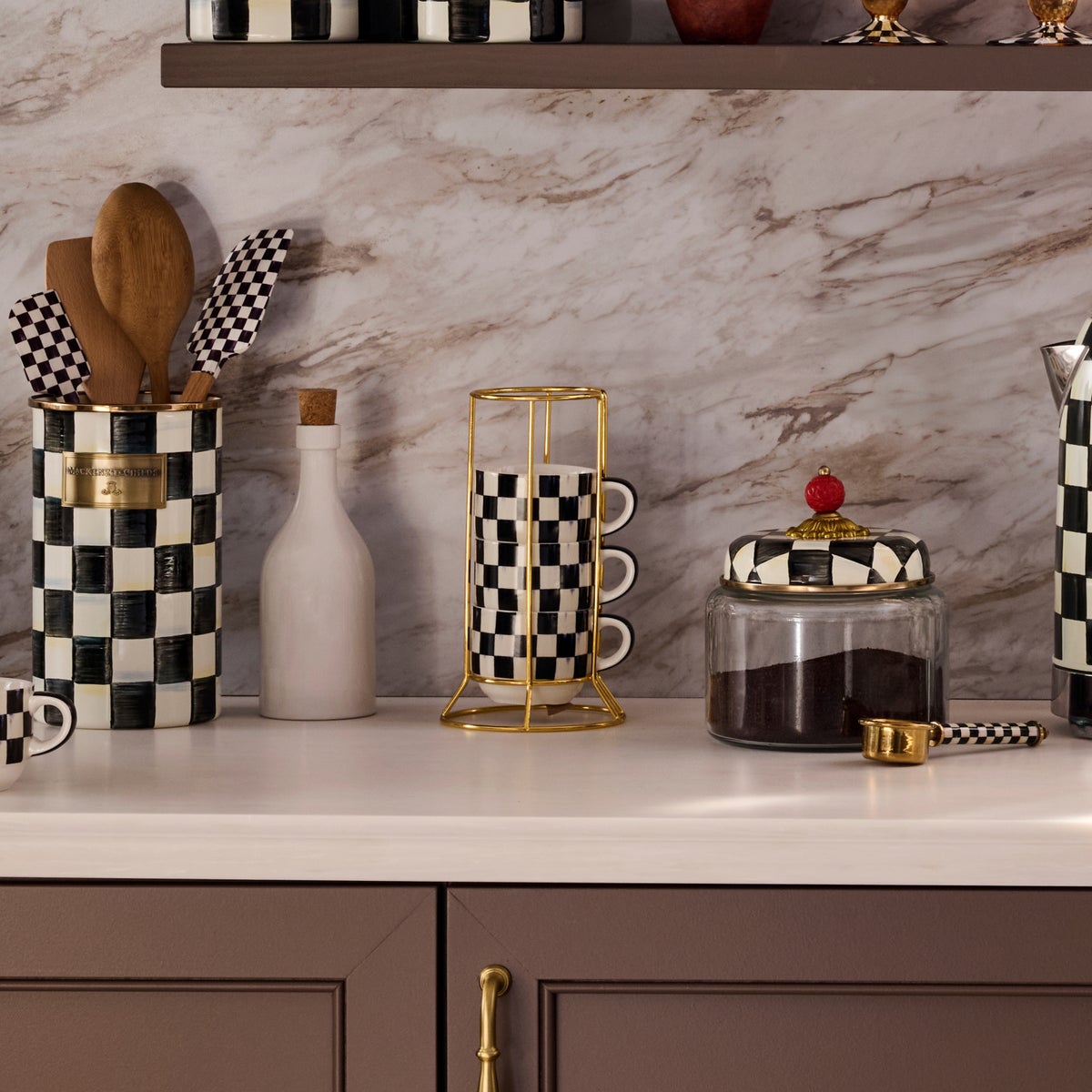 Courtly Check Cappuccino Cup Tower - Image 5