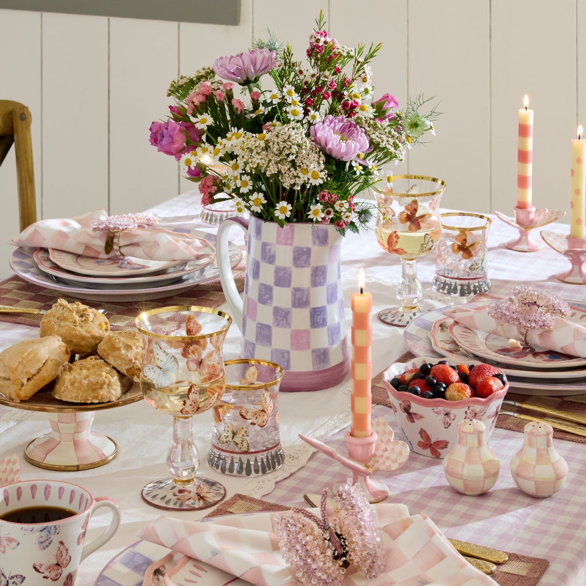 Lilac Check Pitcher - Image 5
