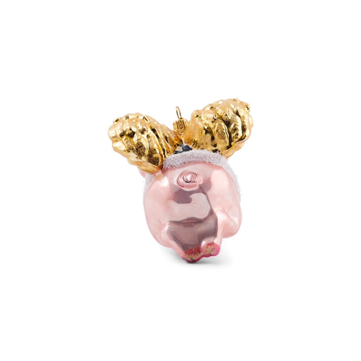 Flying Pig Glass Ornament - Image 5