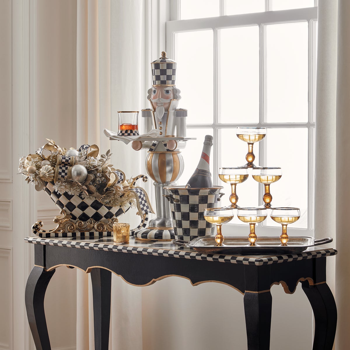 Courtly Check Tumbler Glass, Set of 2 - Image 4
