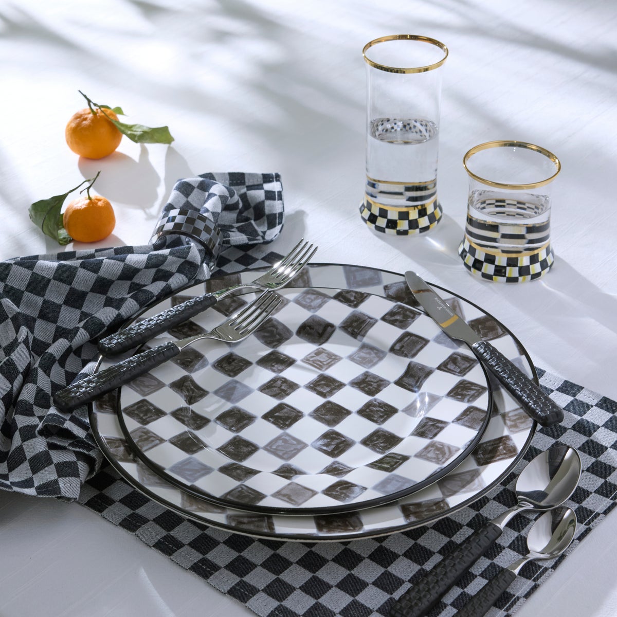Courtly Check Tumbler Glass, Set of 2 - Image 7