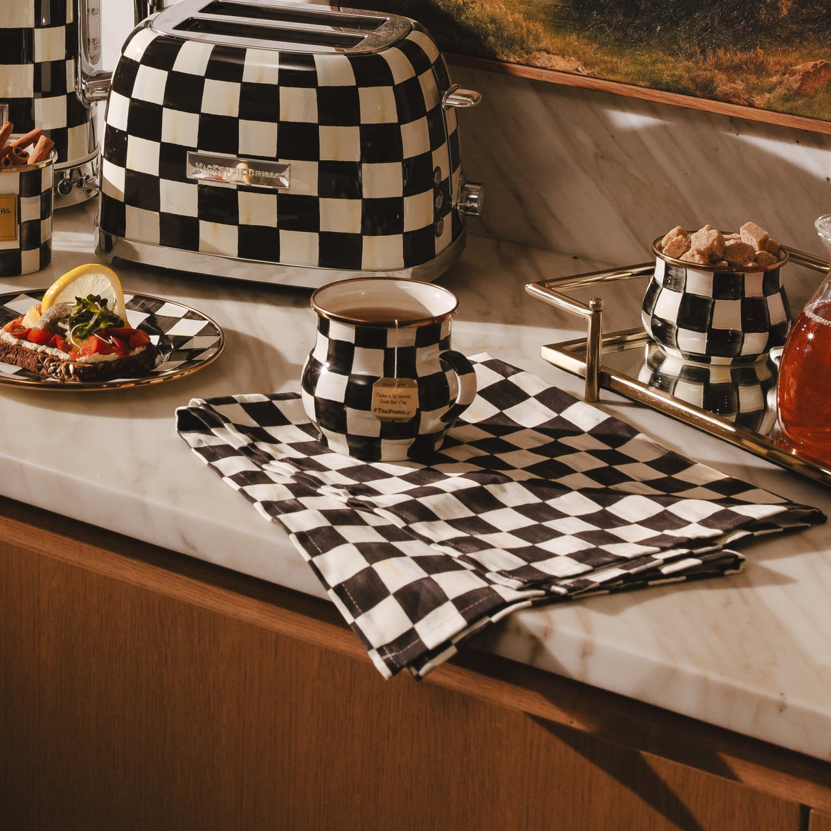 Courtly Check Dish Towel - Image 4