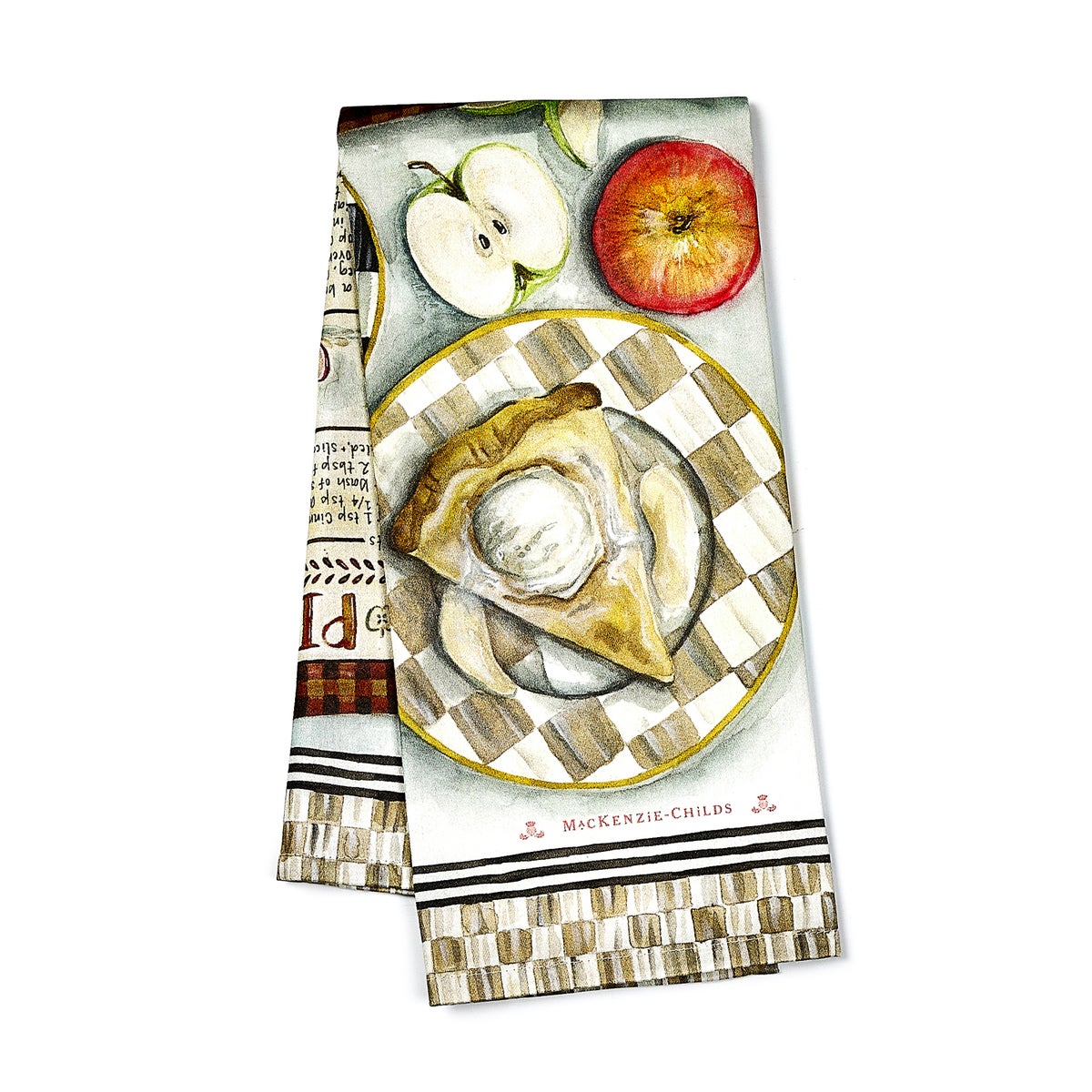 Apple Pie Recipe Dish Towel - Image 3
