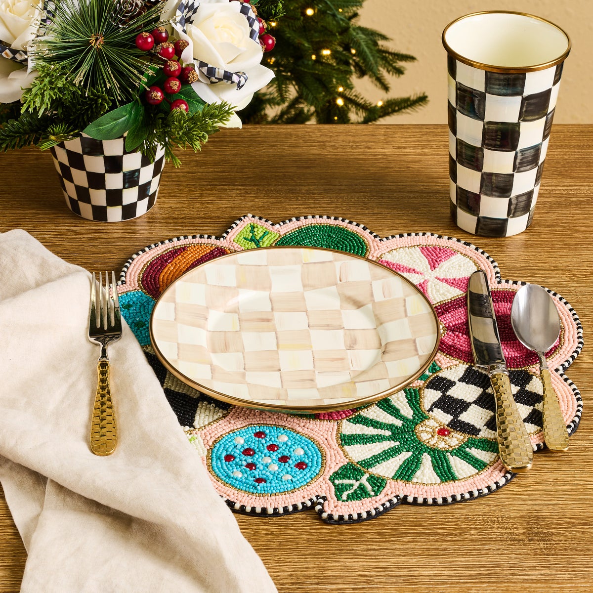 Confetti Jolly Ornaments Placemat - Image 2
