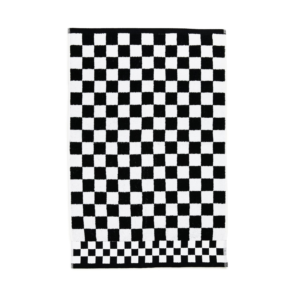 Black Check Hand Towel - Image 3