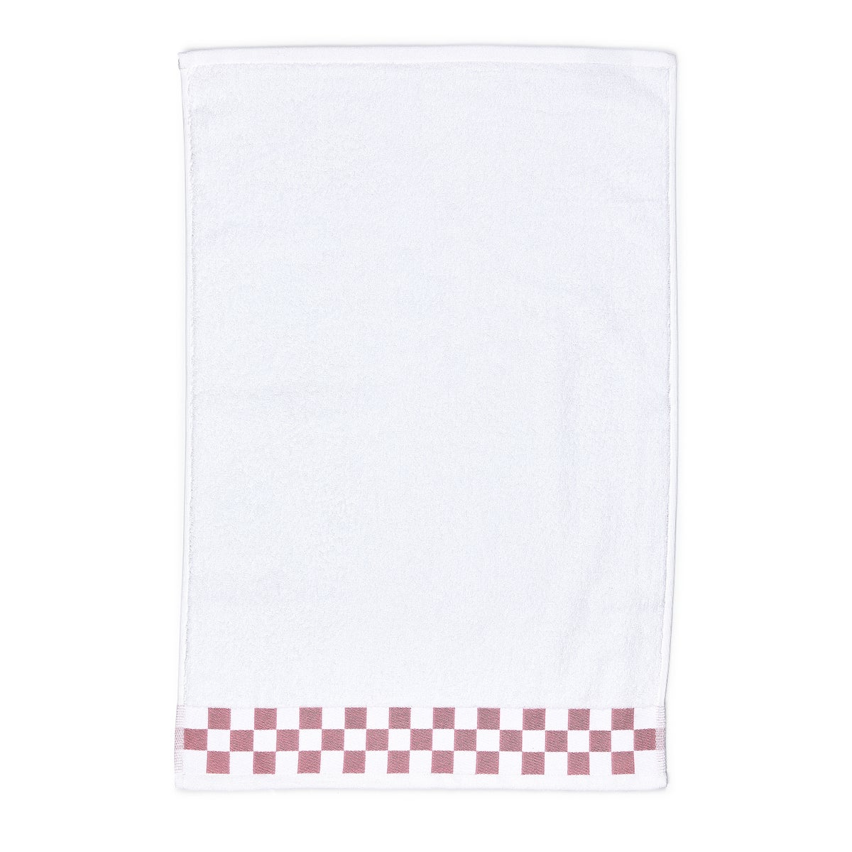 Hand Towel with Rose Check Border - Image 2