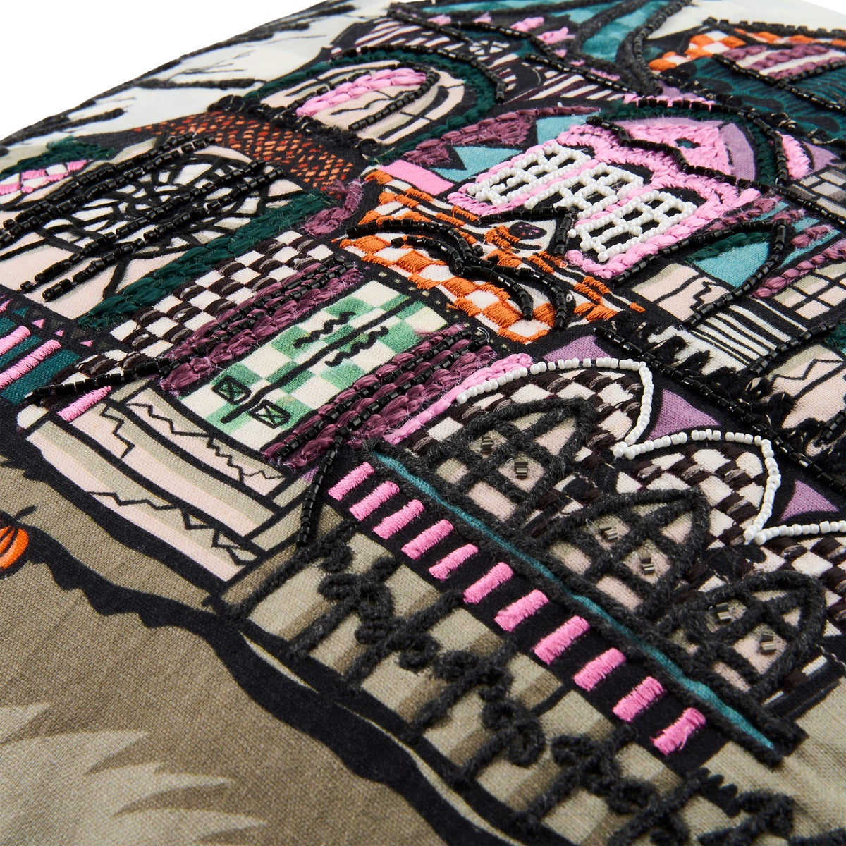 Haunted House Throw Pillow - Image 3
