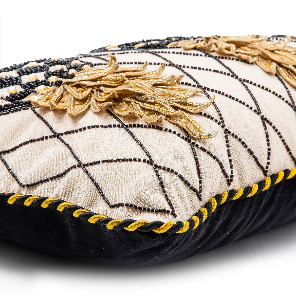 Pineapple Ivory Lumbar Pillow - Image 3