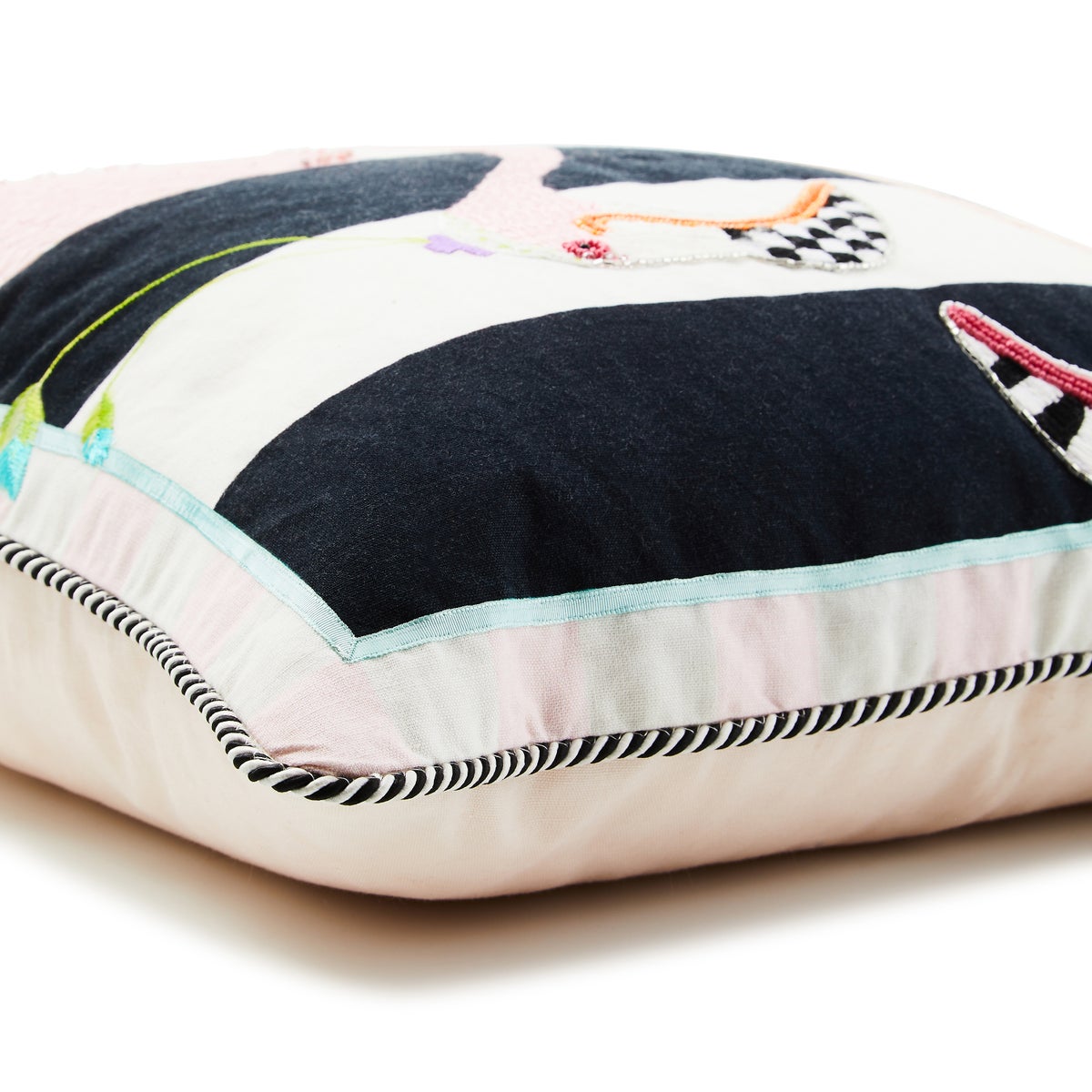 Patience Brewster Flamingo Throw Pillow - Image 3
