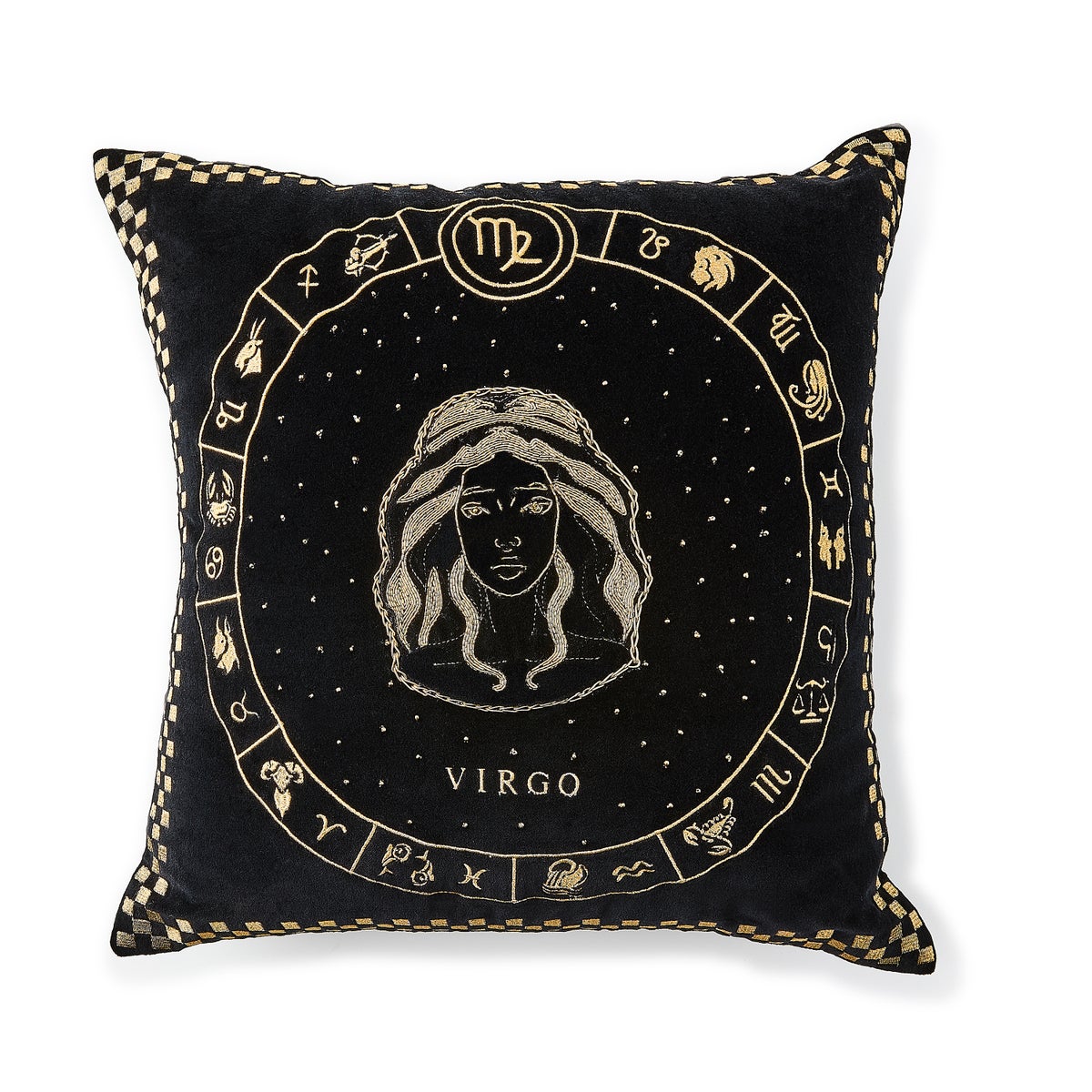 Virgo Zodiac Throw Pillow