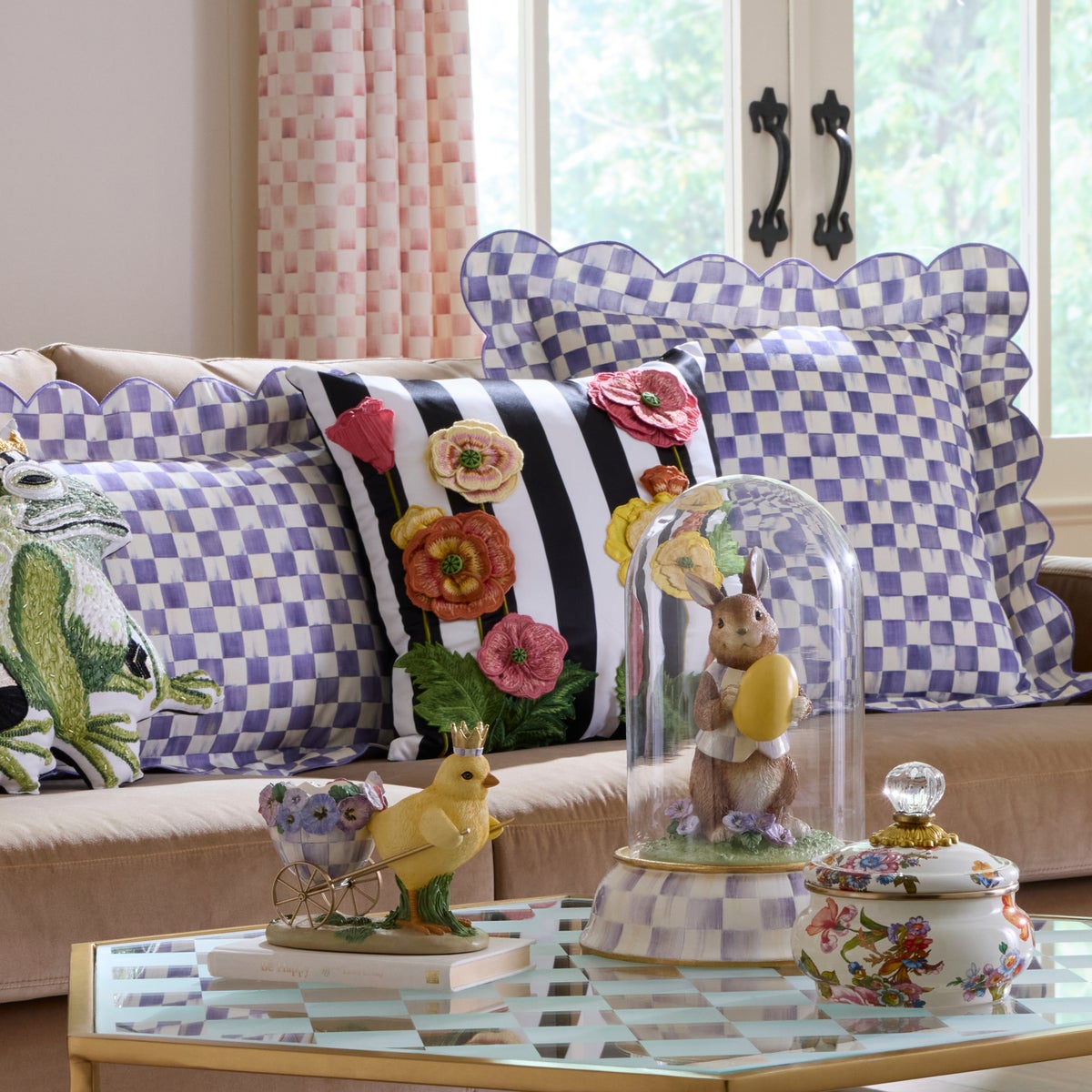 Spring Bouquet Throw Pillow - Image 2