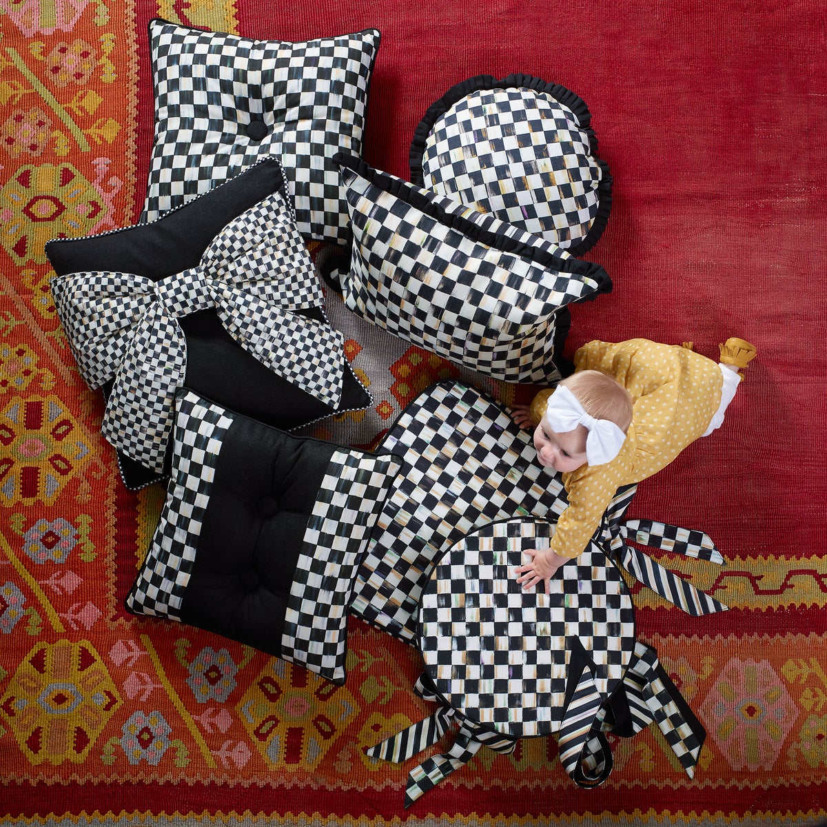 Courtly Check Chair Cushion - Image 2
