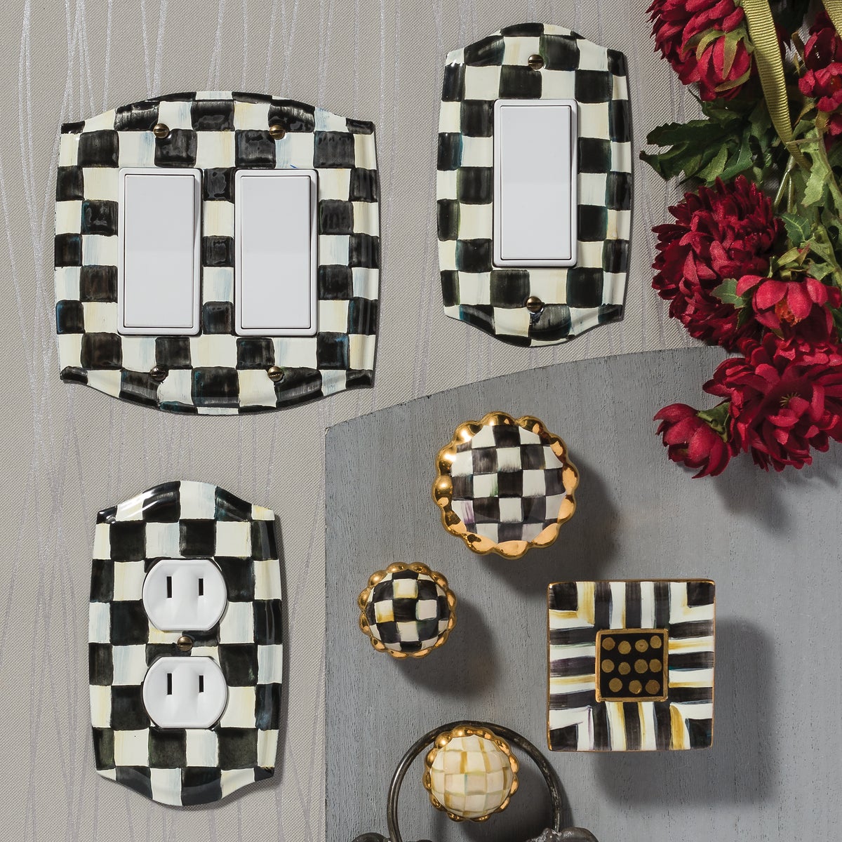 Courtly Check Double Outlet Cover - Image 5