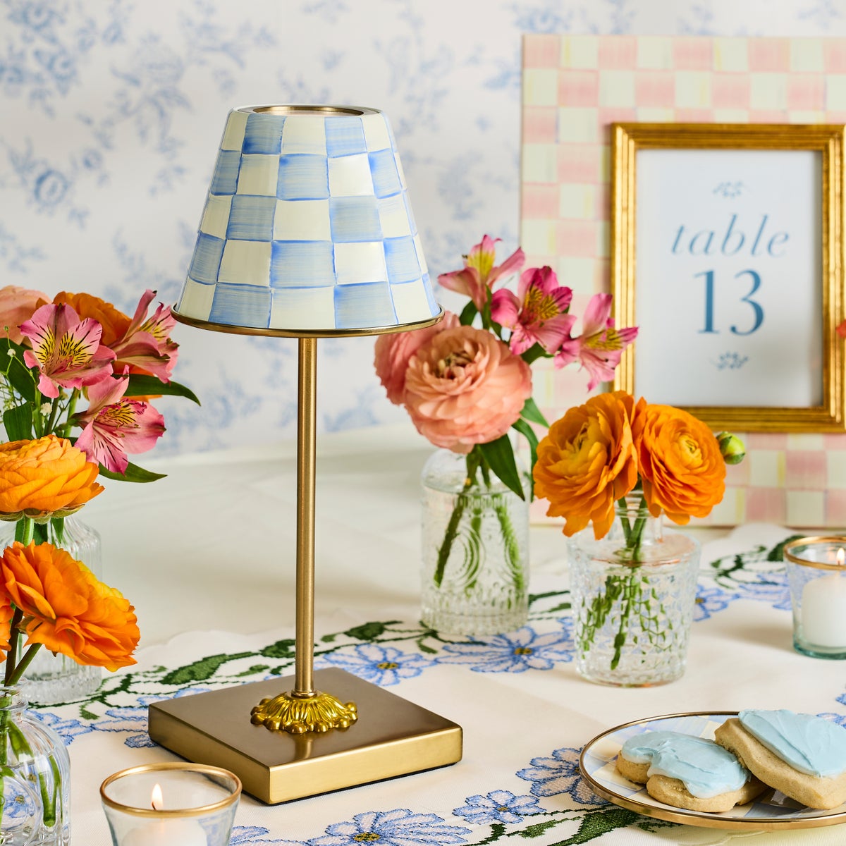 Sky Check LED Rechargeable Cafe Table Lamp - Image 4