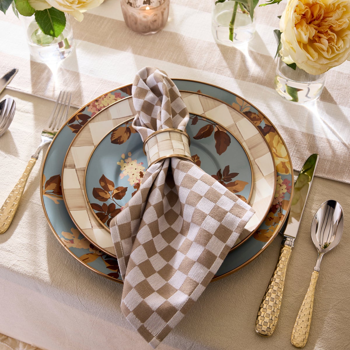 Wild Rose Slate Charger/Plate - Image 2