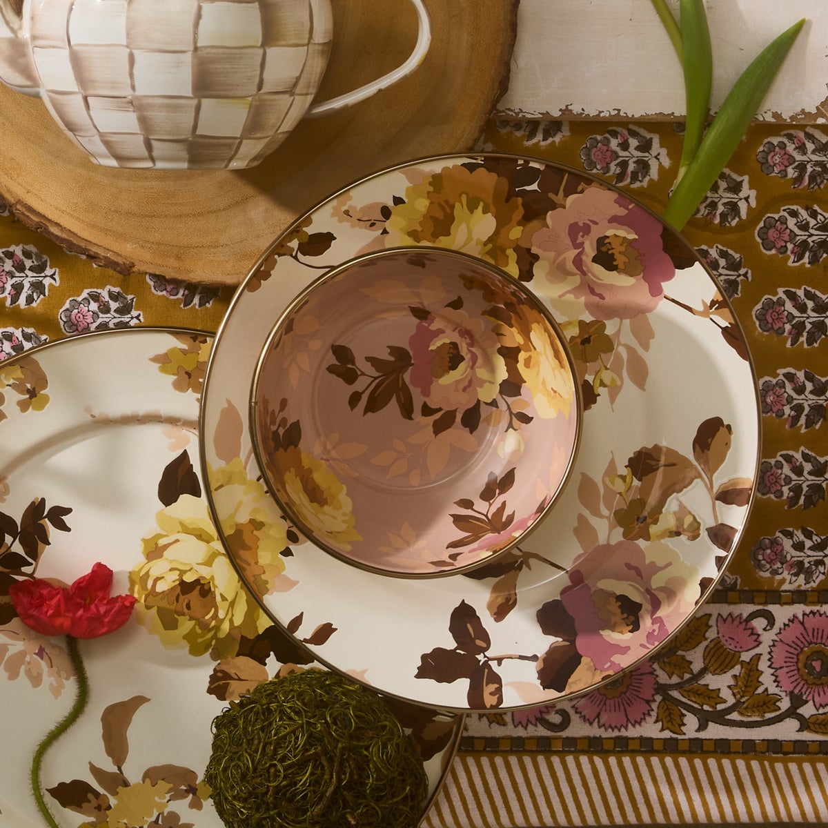 Wild Rose Mauve Everyday Bowl - Image 3
