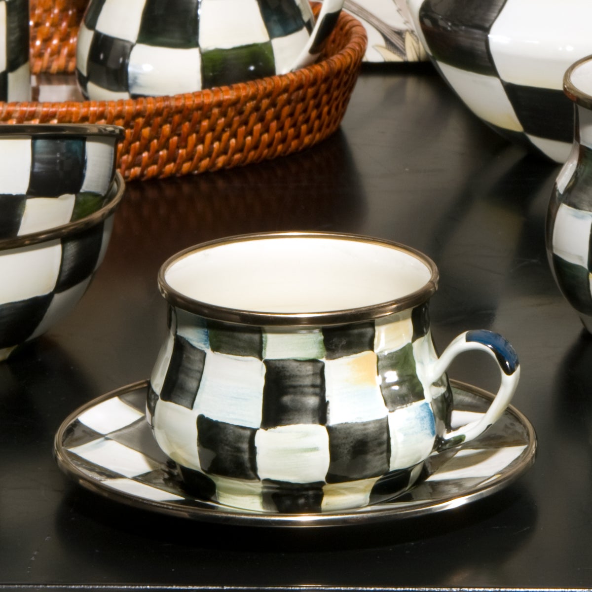 Courtly Check Teacup - Image 3