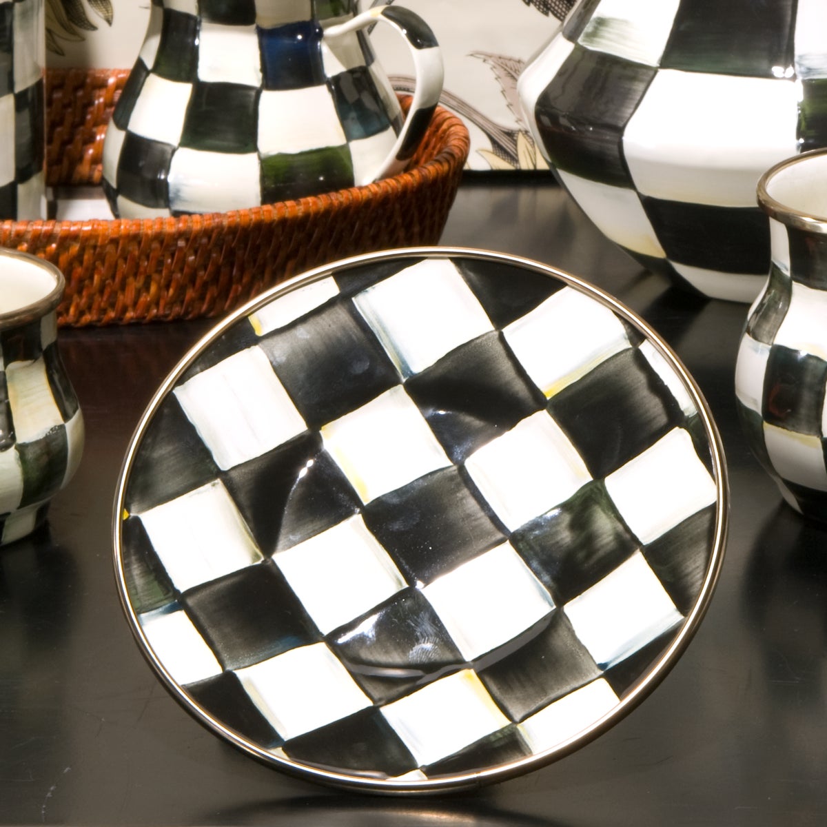 Courtly Check Saucer - Image 5