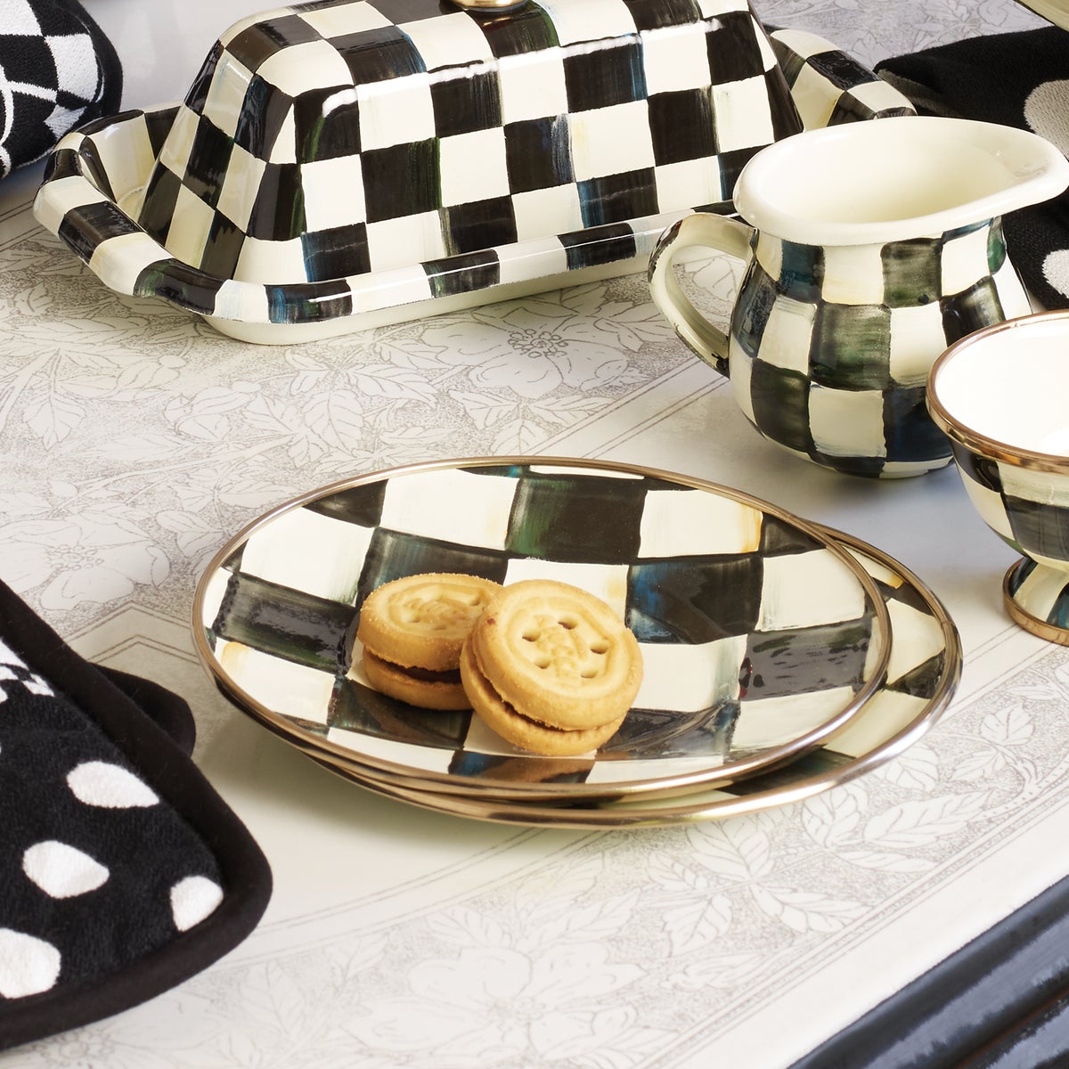 Courtly Check Saucer - Image 6