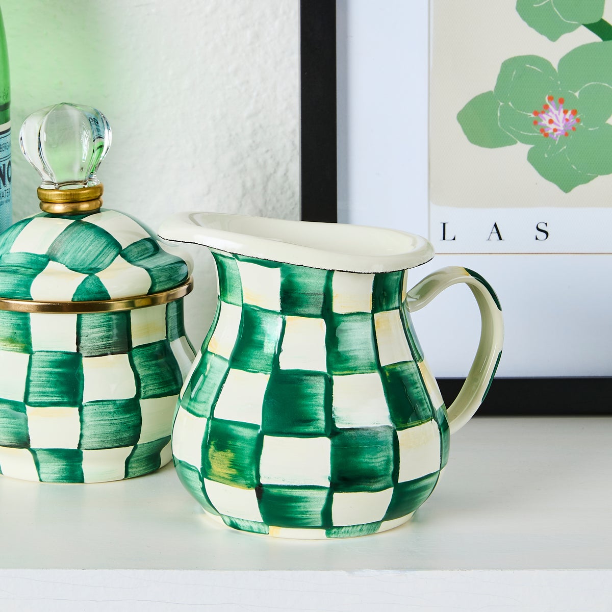Emerald Check Creamer - Image 5
