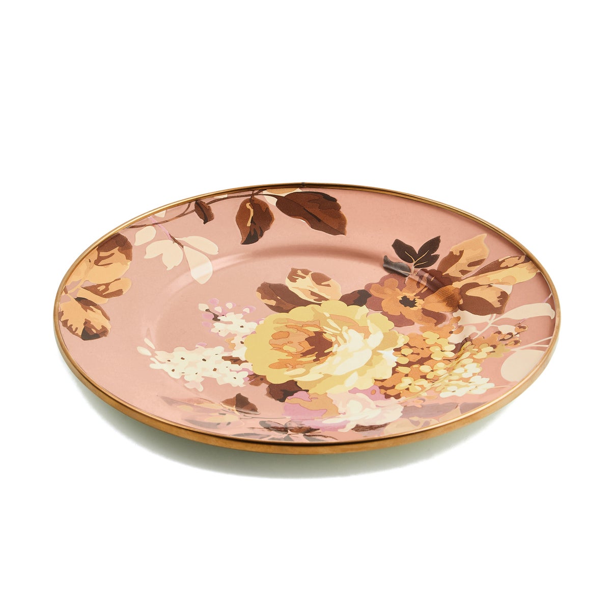 Wild Rose Mauve Salad/Dessert Plate - Image 4
