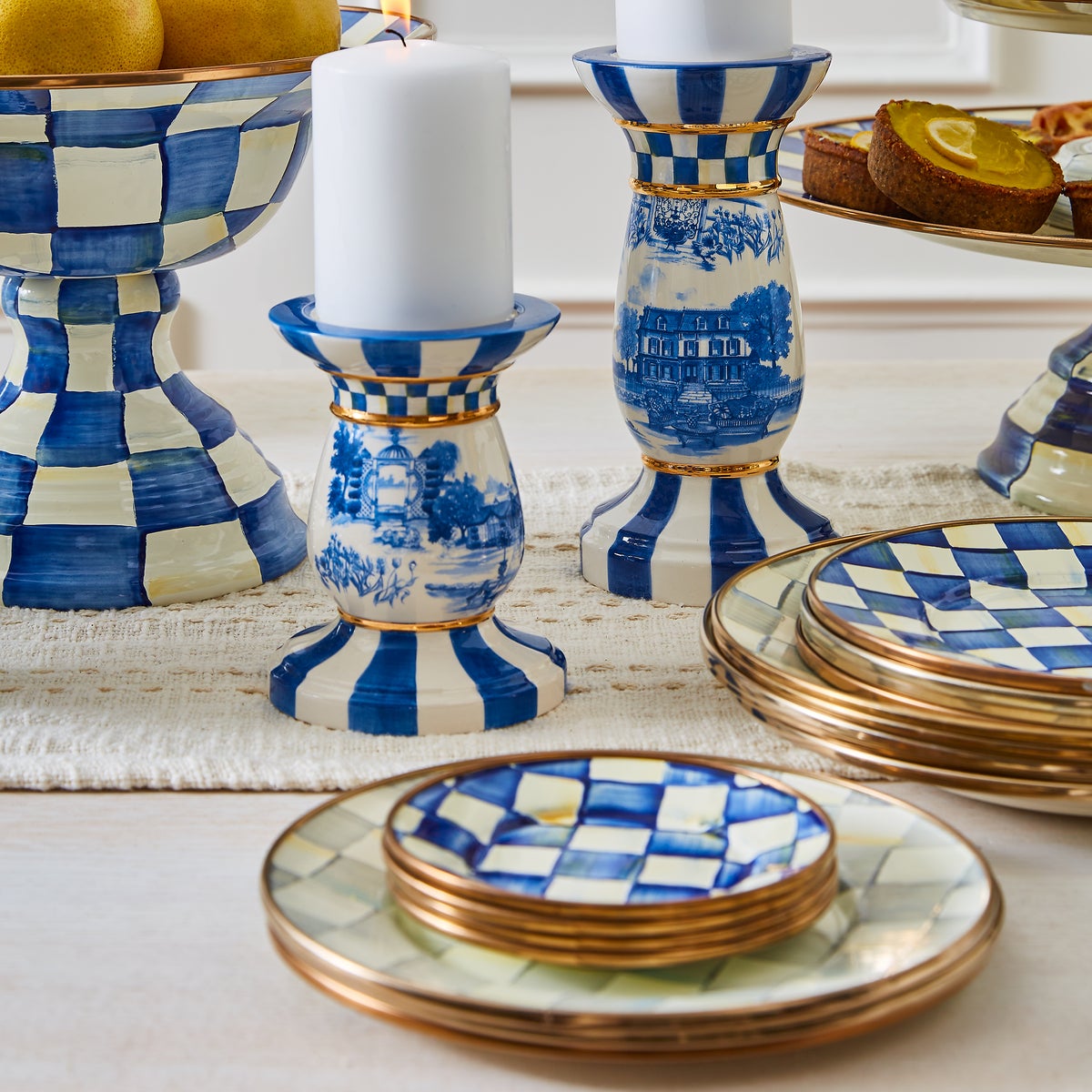 Sterling Check Salad/Dessert Plate - Image 8