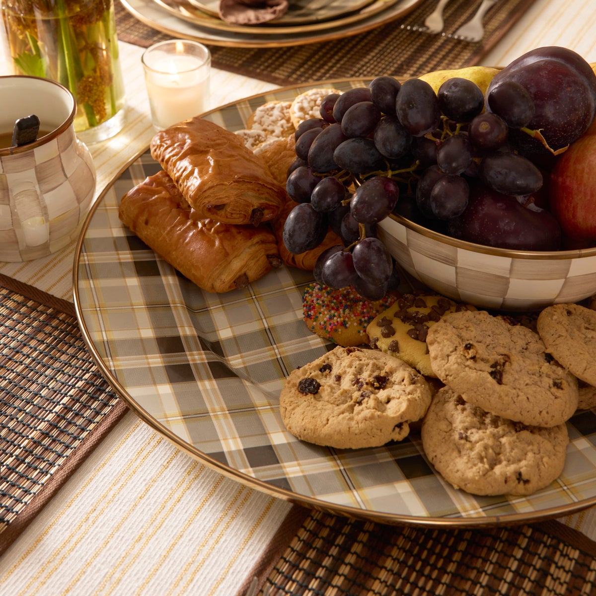 Tartan Mocha Serving Platter - Image 2