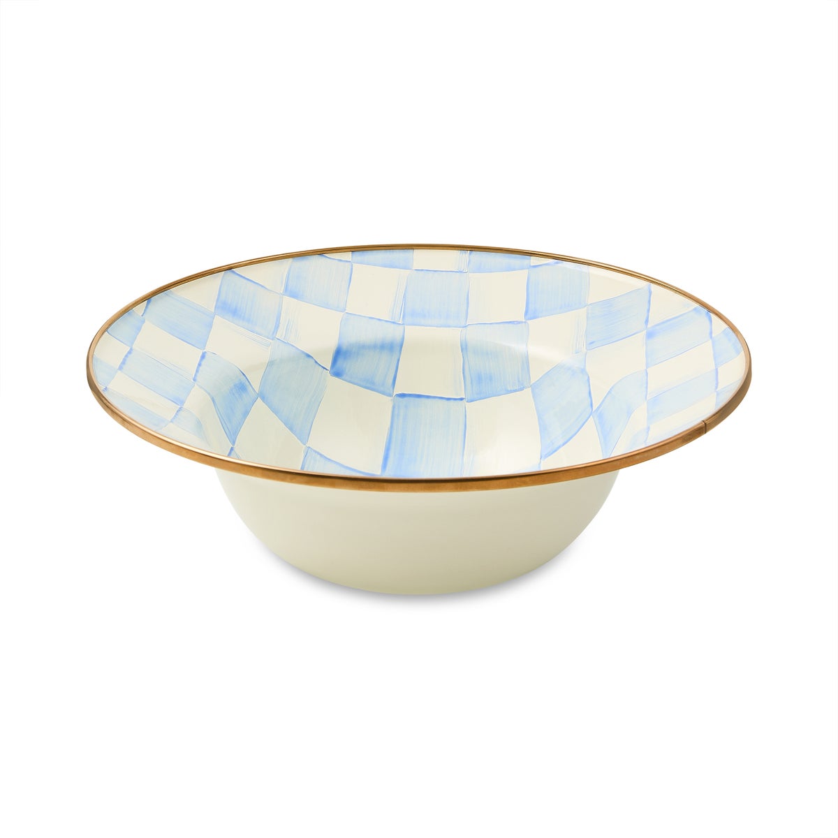 Sky Check Serving Bowl