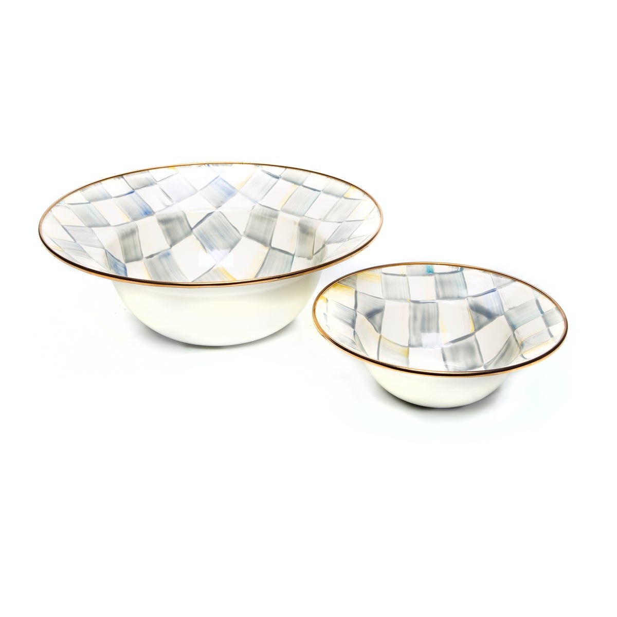 Sterling Check Serving Bowl - Image 3