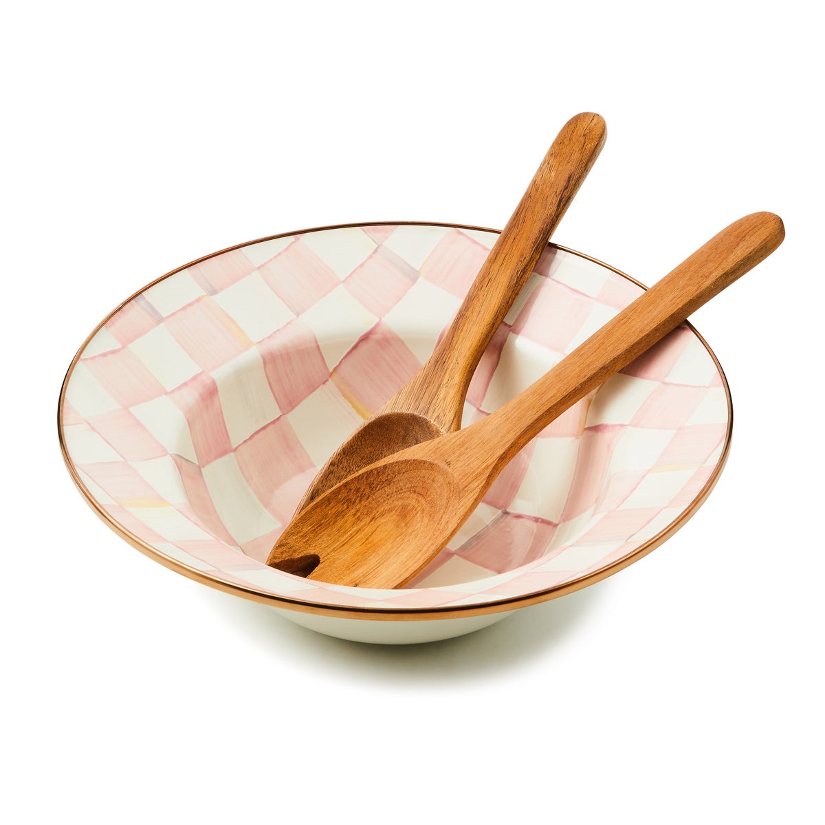 Rosy Check Salad Serving Set - Image 2